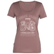 T-shirt femme Icebreaker TechLite SS Scoop TourClub1995 rose Suede