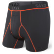 Caleçon homme Saxx Kinetic HD Boxer Brief noir / rouge Black/Vermillion