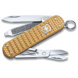 couteau pliant Victorinox Classic Precious Alox doré Brass Gold