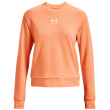 Sweat-shirt femme Under Armour Rival Terry Crew orange Mellow Orange / / White