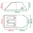 Tente de randonnée Coleman Cortes 3