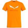 T-shirt homme Salewa Solidlogo Dri-Rel M S/S Tee orange GloryMelange