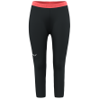 Sous-vêtements pantalon 3/4 femmes Salewa Cristallo Warm Amr W 3/4Tight. noir / orange Black Out