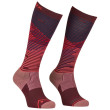 Chaussettes hautes femme Ortovox All Mountain Long Socks W rouge winetasting