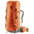 Sac à dos Deuter Aircontact Lite 50 + 10 orange chestnut-teal