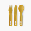 Set de couverts Sea to Summit Passage Cutlery Set 3 Piece jaune