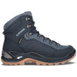 Chaussures randonnée femme Lowa Renegade Warm Gtx Mid Ws bleue navy/iceblue