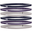 Bandeau Under Armour Mini Headbands bleu / gris Midnight Navy/Twilight Purple/Gray Wolf