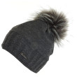 Bonnet de ski femme Sherpa Amber gris foncé MelDarkGray