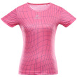 T-shirt femme Alpine Pro Basika rose neon knockout pink