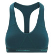 Soutien-gorge sport Icebreaker Women Sprite Racerback Bra green Green Glory