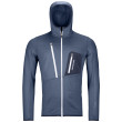 Sweat-shirt homme Ortovox Fleece Grid Hoody M 2023 bleu foncé NightBlue