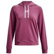 Sweat-shirt femme Under Armour Rival Terry Hoodie rose Pace Pink/White