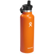 Thermos Hydro Flask Standard Flex Straw Cap 21 OZ blanc / orange mesa