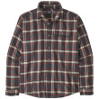 Chemise homme Patagonia Fjord Flannel Shirt noir / rouge Major: Ink Black