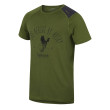 T-shirt fonctionnel homme Husky Merino 100 kr. rukáv Sheep kaki Khaki