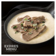 Repas prêt à manger Expres menu Boeuf avec sauce au raifort