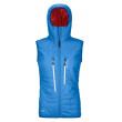 Gilet femme Ortovox Swisswool Piz Boe Vest W bleue Skyblue