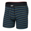 Caleçon Saxx Vibe Xtra Super Soft Boxer Brief Fly bleue / noir gent's stripe-sport blue