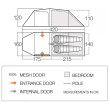 Tente de randonnée Vango Omega 250 2023