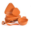 Set de vaisselle Light My Fire Outdoor MealKit orange rustyorange