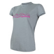 T-shirt fonctionnel femme Sensor Merino Active PT Mountains girs LightGrey