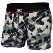 Caleçon homme Saxx Non-Stop Stretch Cotton Trunk gris / noir pop grunge camo-graphite