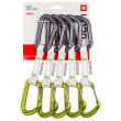 Set dégaines Ocún Hawk Qd Combi Bio-Dyn-Ring 15 mm 10 cm 5-Pack vert / gris Green