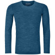 T-shirt fonctionnel homme Ortovox 150 Cool Clean Ls M bleue petrol blue blend