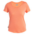 T-shirt fonctionnel femme Icebreaker Women Merino 125 Cool-Lite™ Sphere III SS Scoop Tee orange Tang