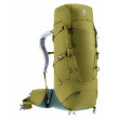 Sac à dos randonnée Deuter Aircontact Core 40+10 jaune / vert cactus-ivy