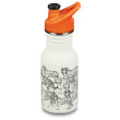 Bouteille enfant Klean Kanteen Classic Sport 355 ml blanc