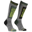 Mi-bas homme Ortovox Free Ride Long Socks M gris / jaune wild herbs