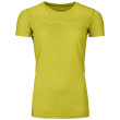 T-shirt fonctionnel femme Ortovox 150 Cool Mountain Ts W jaune dirty daisy