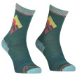 Chaussettes femme Ortovox Alpine Light Comp Mid Socks W vert foncé Pacific Green