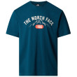 T-shirt homme The North Face M S/S Tee Varsity Graphic bleue MIDNIGHT PETROL