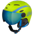 Casque de ski enfant Etape Rider Pro green Lime/BlueMat