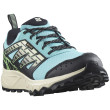 Chaussures de running femme Salomon Wander Gore-Tex bleu / blanc Blue Radiance / Vanilla Ice / Green Ash