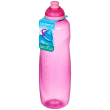 Bouteille Sistema Helix Squeeze Twist ‘n’ Sip 600 ml rose