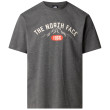 T-shirt homme The North Face M S/S Tee Varsity Graphic girs TNF MEDIUM GREY HEATHER