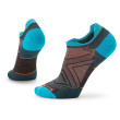 Chaussettes Smartwool Run Zero Cushion Low Ankle bleu / orange Charchoal