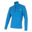 Sweat-shirt homme Sensor Merino Upper krátký zip bleue Blue