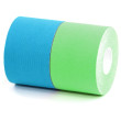 Bandes taping BronVit Sport Kinesio Tape set bleu / vert