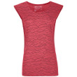 T-shirt femme Ortovox W's 120 Tec Mountainlines TS rouge HotCoral