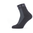 Chaussettes imperméables SealSkinz Dunton 2023 noir / gris Black/Grey