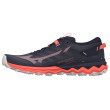 Chaussures de running femme Mizuno Wave Daichi 7 bleu / rose NightSky/Quicksliver/HotCoral