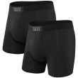 Caleçon Saxx Ultra Boxer Brief Fly 2Pk vert Black/Black