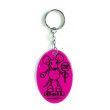 Pendentif Boll Reflective Pendant 3 rose Magenta