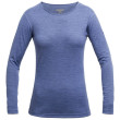 T-shirt femme Devold Breeze Woman Shirt bleue BluebellMelange