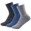 Chaussettes Devold Daily Light Sock 3PK vert / bleu IndigoMix